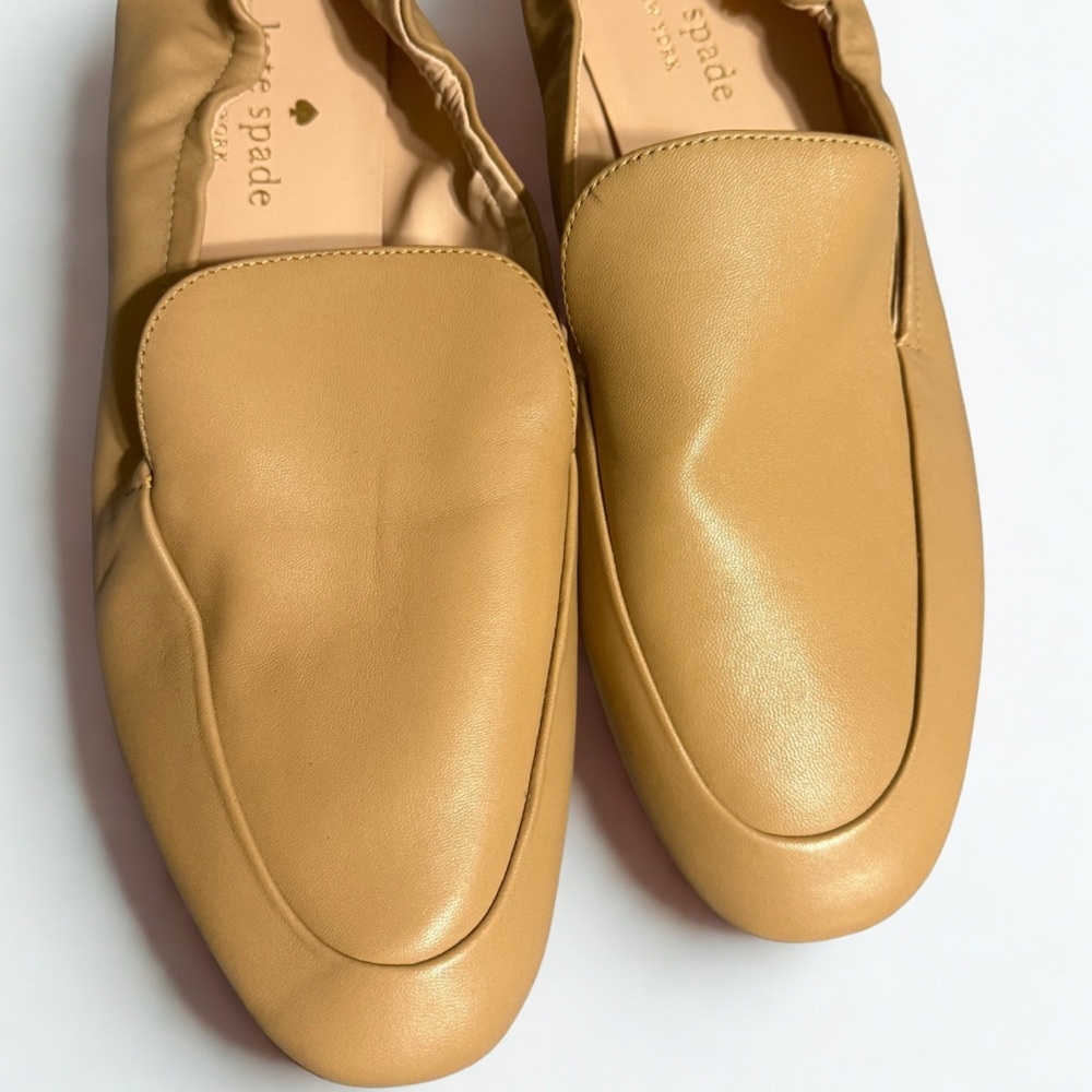 Kate Spade Camel Leather Flats